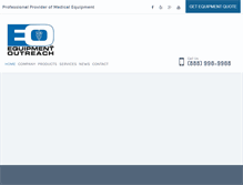 Tablet Screenshot of equipmentoutreach.com
